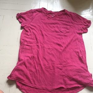 Girls size 10/12 cat and jack pink blouse